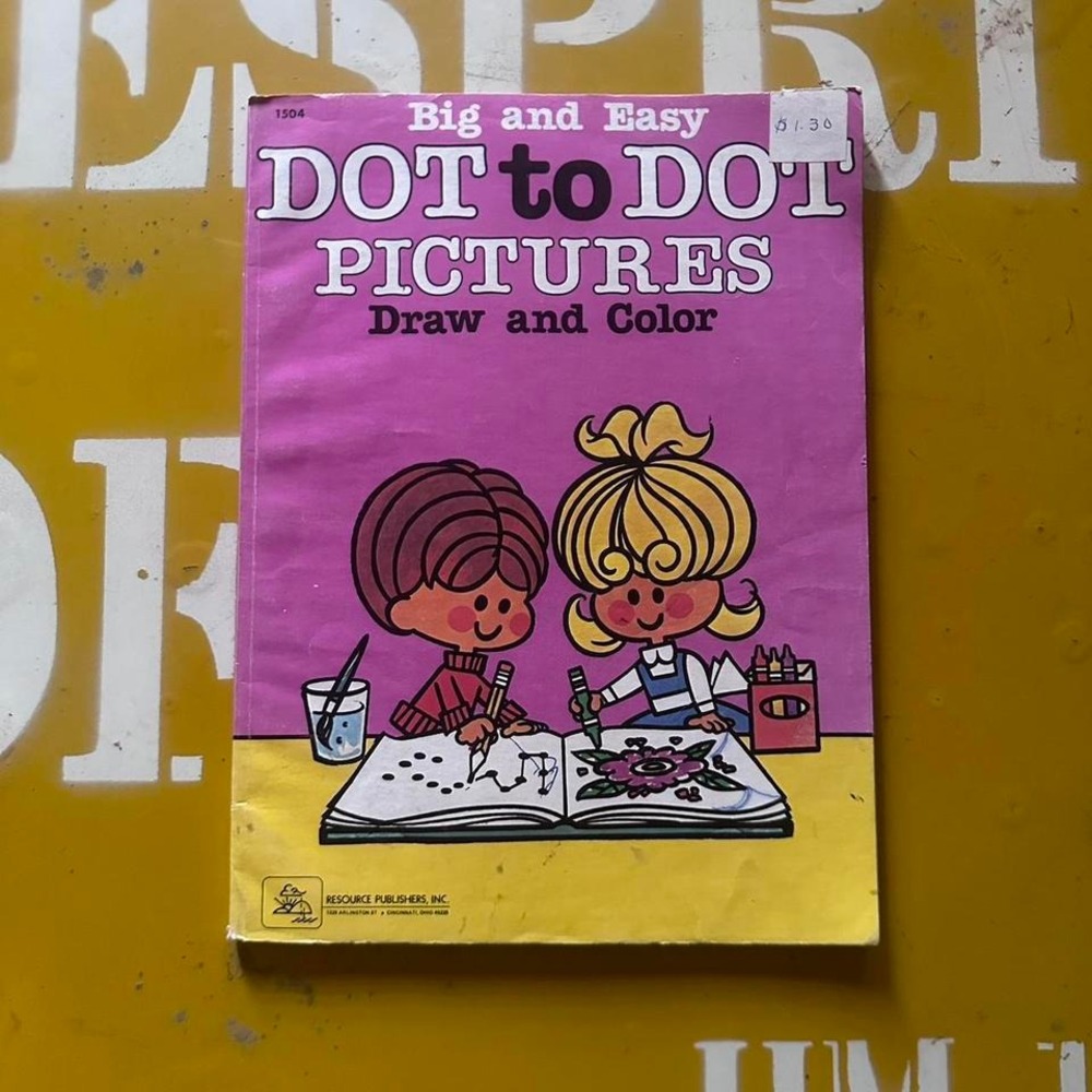 Big & Easy - Vintage Dot to Dot Coloring Book
